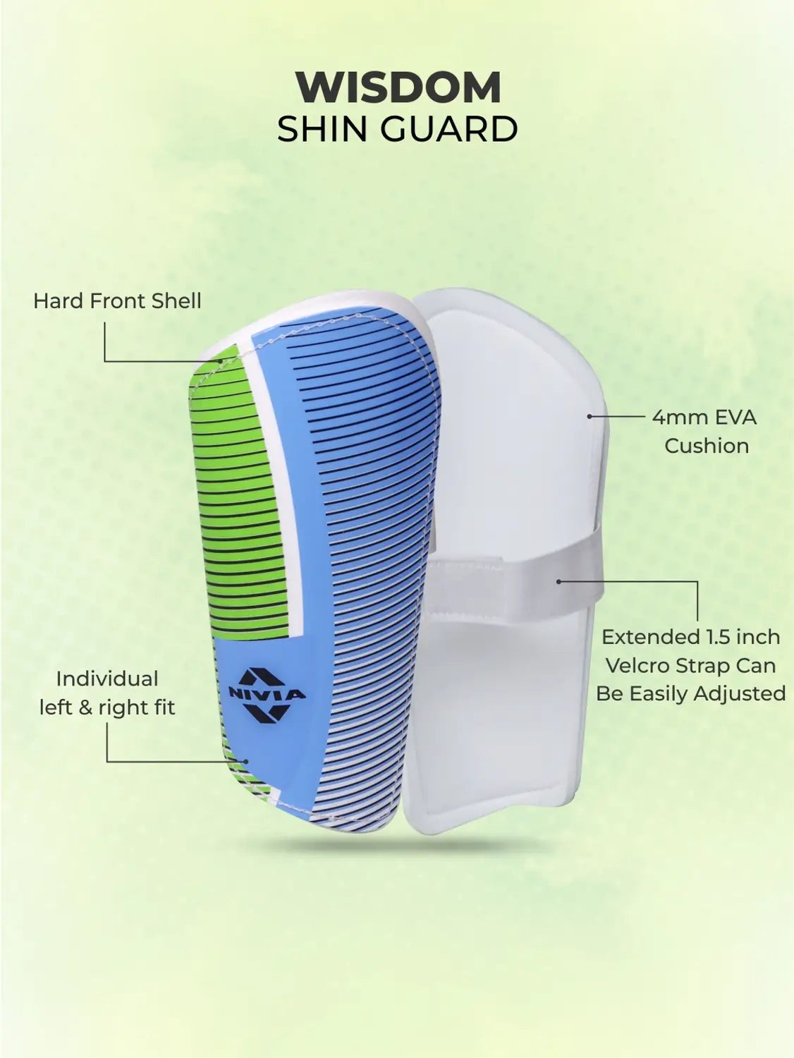 NIVIA Wisdom Shin Guard Junior