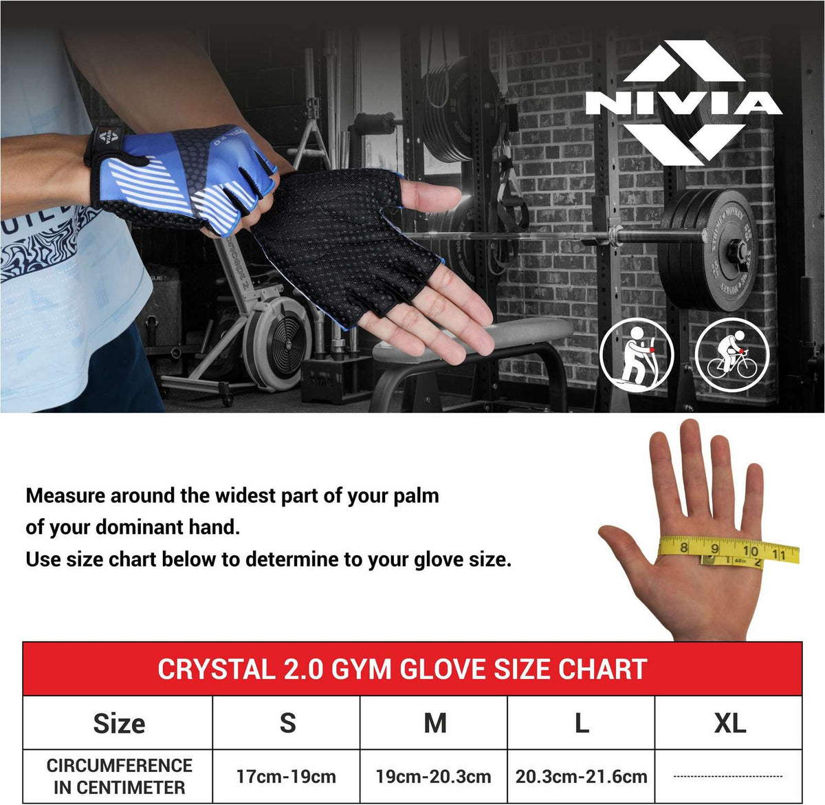 NIVIA CRYSTAL 2.0 GLOVES
