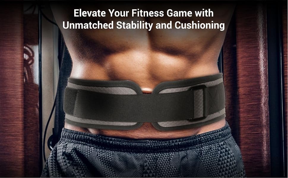 NIVIA QUICK LOCK GYM BELT FREE SIZE