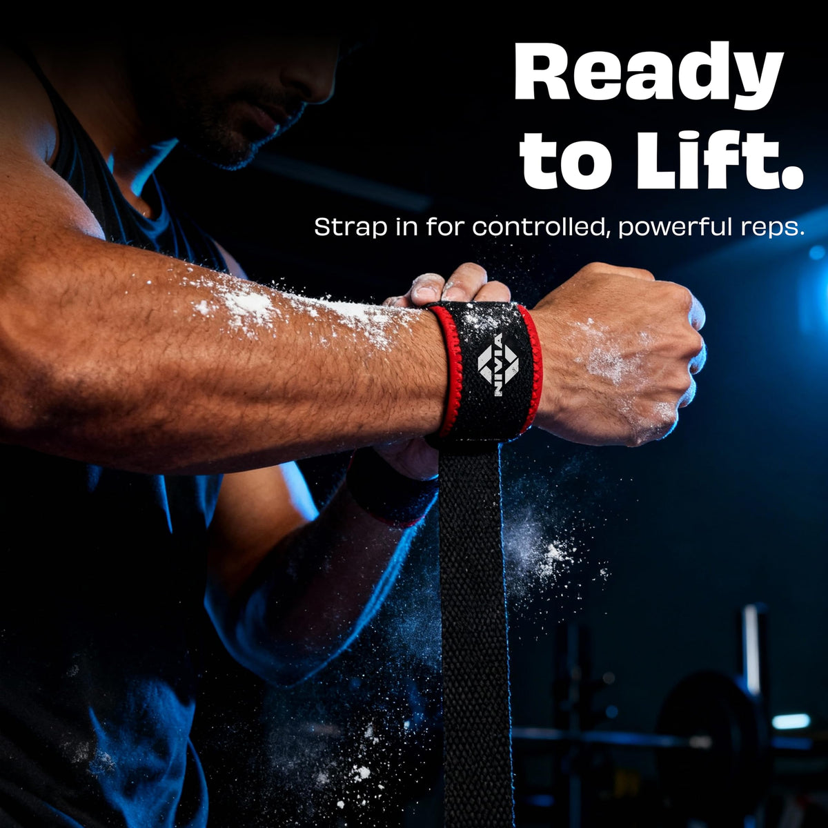 NIVIA WEIGHTLIGHTING GYM BAR STRAPS